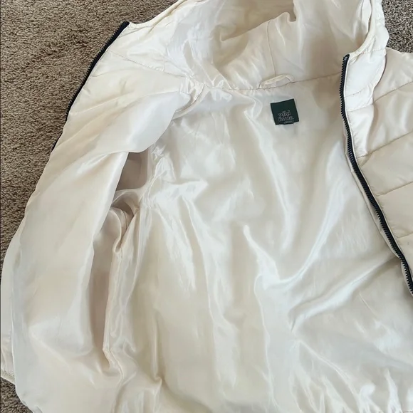Wild Fable Light Beige Puffer Jacket - Picture 3 of 6